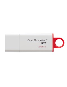 Kingston Technology DataTraveler G4 32GB 32GB USB 3.0 (3.1 Gen 1) Type-A Rosso, Bianco unità flash USB
