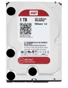 Hard Disk interno 3.5" Western Digital 1TB WD10EFRX, Red