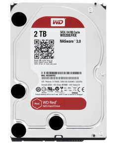 Hard Disk interno 3.5" Western Digital 2TB WD20EFRX, Red 2