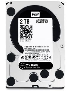 Hard Disk interno 3.5” Western Digital 2TB Black Desktop 64Mb 