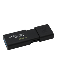 Kingston Technology DataTraveler 100 - 128GB USB 3.0 (3.1 Gen 1) Type-A Nero unità flash USB
