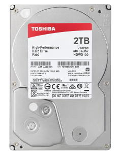 Hard Disk Interno Toshiba P300 HDWD120UZSVA 2TB Sata III 64MB