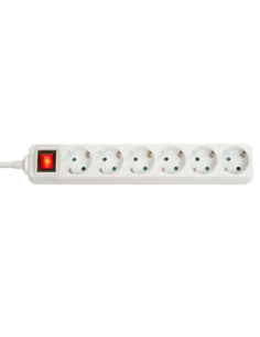 Multipresa Lindy 6 ingressi Schuko con interruttore