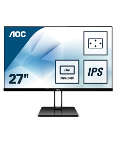 Monitor LED 27 AOC 27V2Q 1920 x 1200 Pixe, Full HD LED 5 ms Nero
