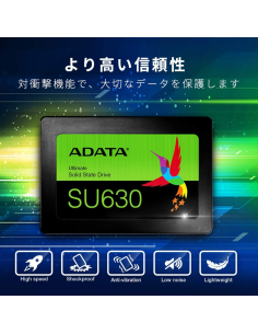 ADATA SSD ASU630SS 240GB 2.5'' NAND FLASH 3D QLC 520/450MB/s 2