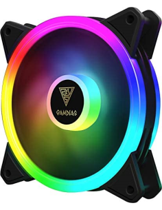 Kit FAN per Case Gamdias Aeolus M2-1204R ARGB 4xFAN 120mm CENTRALINA+TELECOMANDO 2