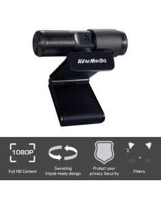 AVERMEDIA LIVE STREAMER CAM PW313 FULL HD 1080P - PRIVACY - SW EFFECTS / FILTER
