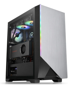 Case Midi Tower Thermaltake H550 TG ARGB 2mm  ALUMINIUM FRONT PANEL ARGB [Pronta Consegna] 2