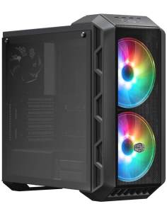 Case MasterCase H500 ARGB Iron Grey, 2USB3 2USB2,2x2.5/3.5,2x2.5,2x200mm ARGB Fr.Fans 120mm R.Fan,Rad.Supp.,controller,NO PSU