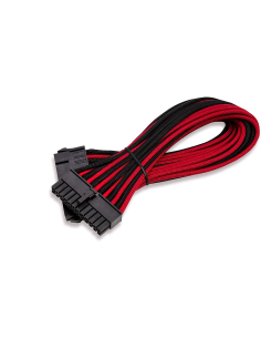 Cavo Sleeved per Alimentatore Interno 0.3M ATX 24-Pin  Nero/Rosso