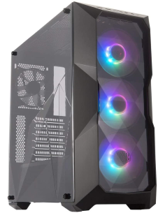 Case MasterBox TD500 Acrylic ARGB, 2USB3,2xCombo 2.5/3.5,4x2.5,3x120mm ARGB Fr.Fans+120mm R.Fan,Rad. Supp.,controller,NO PSU