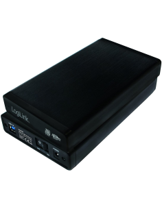 Box 3.5" LogiLink USB 3.0/SATA Nero Alluminio UA0284