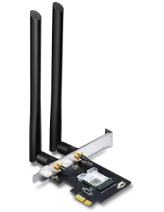 Scheda di rete Wi-Fi con Bluetooth 4.2, AC1200 5G + 2.4G Wi-Fi Gigabit scheda PC WiFi, chipset Inter AC7265 con 2 antenne rimovi
