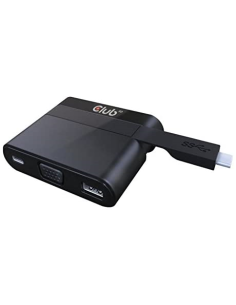 Club3D USB Type-C to VGA + Mini USB 3.0 Docking Station 2