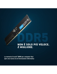 DDR5 16GB PC 4800 Crucial CT16G48C40U5 2