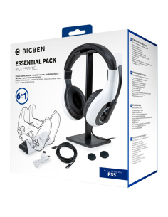 BIGBEN PS5 Bundle Essential Pack - Headphone + Charger + Stand