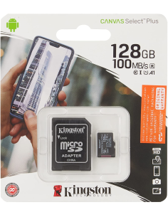 MicroSD 128GB Kingston SDCS2/128GB con Adapter