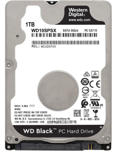 Hard Disk interno 2.5 Western Digital Black WD10SPSX 1TB/12/600/72 64MB