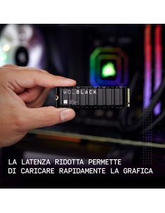 SSD WD Black 1TB SN850X Gaming NVME M.2 PCIe WDS100T2XHE m. Kühlkörper PCIe 4.0 x4 2