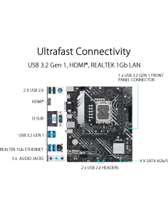 Scheda Madre ASUS PRIME B660M-K D4 (1700) mATX 2
