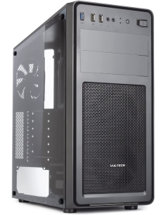 Case Atx Vultech VCO-A2699T con 1x USB 3.0 + 2x USB 2.0 pannello laterale in vetro temperato