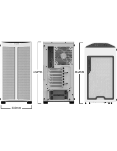 Case Mid Tower BeQuiet Pure Base 500DX weiss 2