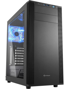 Case Mid Tower Sharkoon M25-W Schwarz