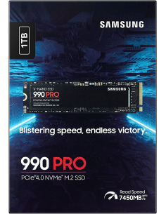 SSD Samsung 990 Pro M.2 1TB NVMe MZ-V9P1T0BW PCIe 4.0 x4