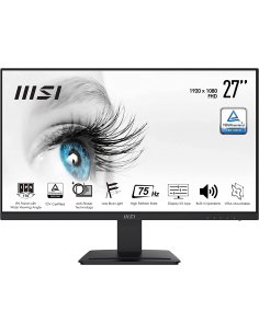 Monitor LED 27 MSI Pro MP273 series Business 1920 x 1080 Pixel, 75Hz, Full HD LED 5 ms Nero