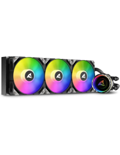 Dissipatore a Liquido Cooler Sharkoon S90 RGB 3 Lüfter Nero  AiO