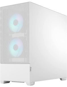 Case Fractal Design Midi Tower POP AIR RGB WHITE TG CLEAR TINT