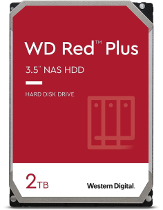 Hard Disk Interno WD Red Plus WD20EFZX 2TB/8,9/600 Sata III 128MB (CMR)