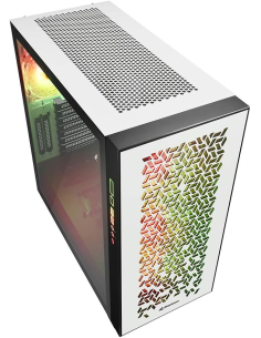 Sharkoon Elite Shark CA300H White – Case per PC, Gaming, ATX, bianco 2