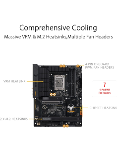 Scheda Madre ASUS TUF B760-Plus Gaming D4 (WIFI) (1700) ATX 2