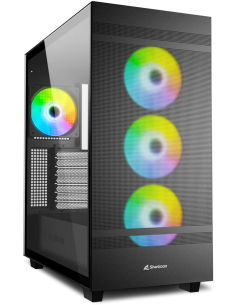 Case Midi Tower Sharkoon Rebel C50 RGB black