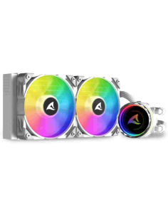 Dissipatore a Liquido Cooler Sharkoon S80 RGB 2 Lüfter Nero AiO