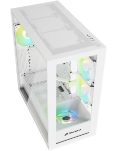 Case Midi Tower Sharkoon Rebel C50 RGB white 2