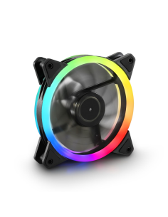 Fan Ventola Sharkoon ADDRESSABLE RGB RING FAN 120X120X25,PWM 2