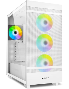 Case Midi Tower Sharkoon Rebel C50 RGB white