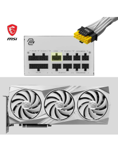 Alimentatore Modulare MSI MAG A850GL PCIE5 White 2