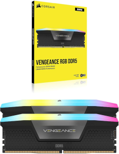 Memoria RAM DDR5 32GB KIT 2x16GB PC 6000 Corsair Vengeance RGB CMH32GX5M2B6000C30