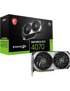 Scheda Video MSI GeForce® RTX 4070 12GB Ventus 2X E1 12G OC