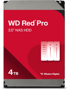 HDD WD Red Pro WD4005FFBX 4TB/8,9/600/72 Sata III 256MB (D) (CMR)