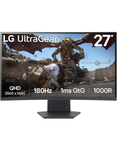 Monitor LG UltraGear 27GS60QX-B 68.4 cm (27)LED,2xHDMI,DisplayPort,Curvo