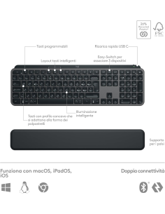 MX keys S combo - Graphite - ita 2