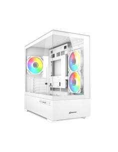 Case mATX Midi Tower MK6 RGB WHITE ARGB