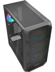 Case Midi Tower Sharkoon AK3 RGB BLACK ATX 2